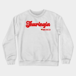 Thuringia: I love Germany  Deutschland Crewneck Sweatshirt